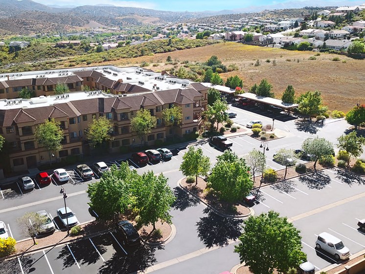 Aerial View of Prescott Lakes Apartments at Prescott Lakes Apartments in Prescott, AZ